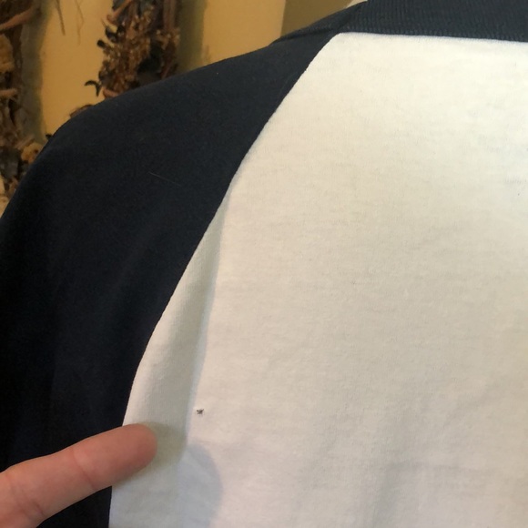 ROLLING STONES size Medium It’s Only Rock ‘N Roll Baseball 3/4 Authentic Merch - Picture 11 of 12